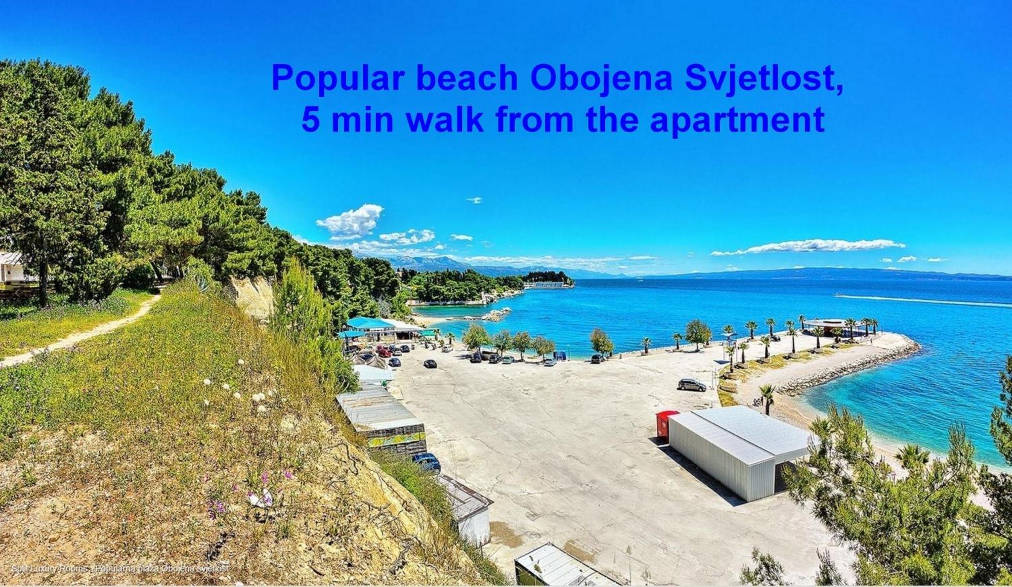 Beachfront Apartment Milan, With Balcony Split Exterior photo